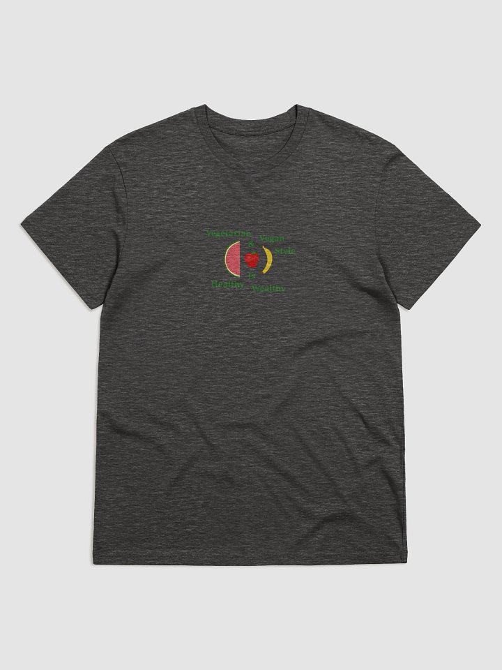 Healthy Wealthy Vegetarian & Vegan Tee product image (1)