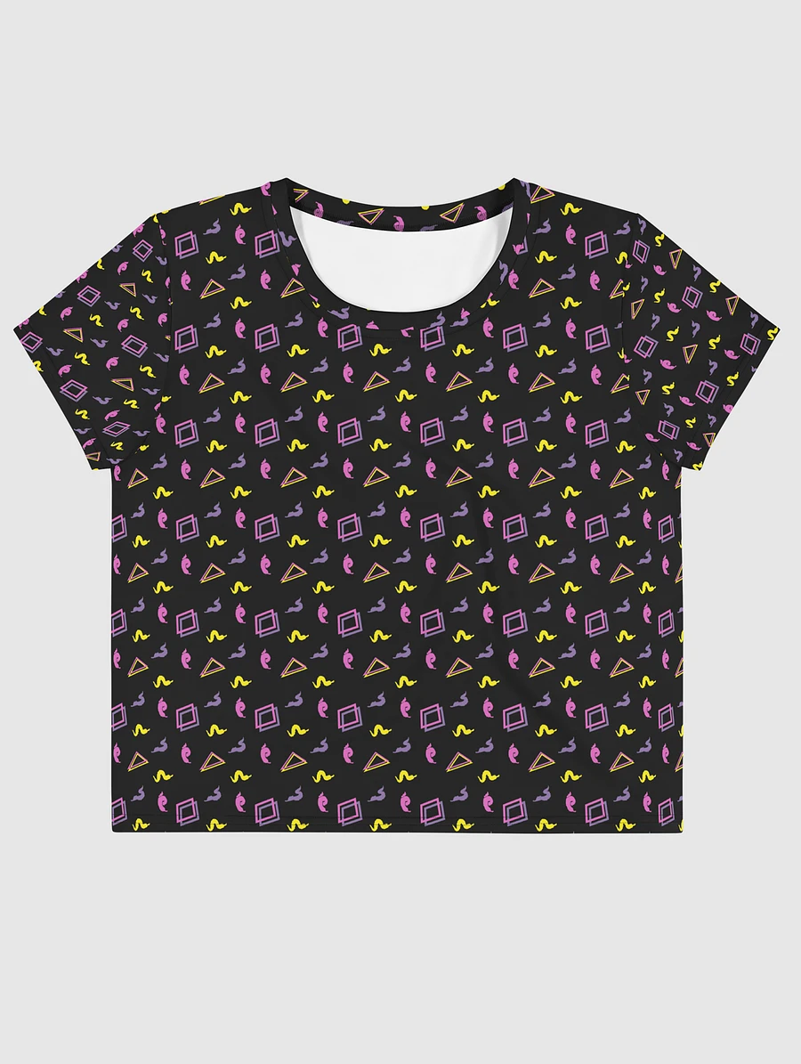 Oh Worm pattern crop tee product image (2)