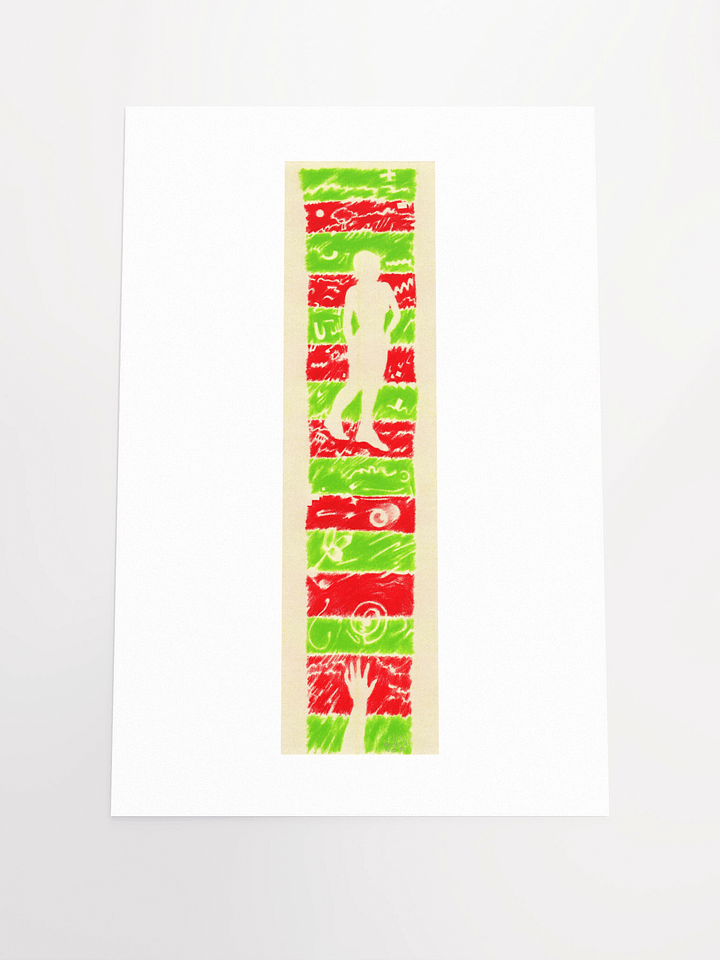 Woman in Red & Green 01.10.90 print product image (2)