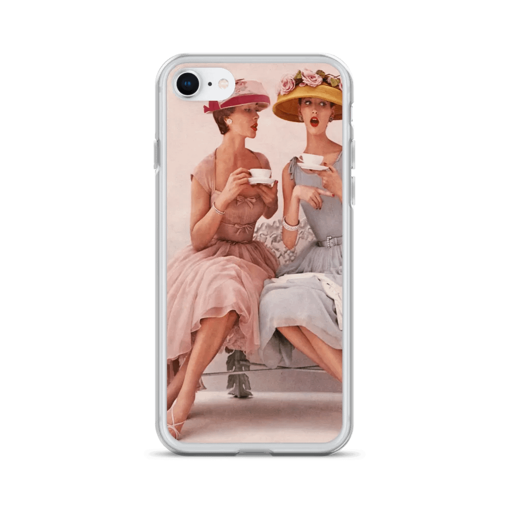 Two ladies at tea 1950s Custom Phone Case product image (24)