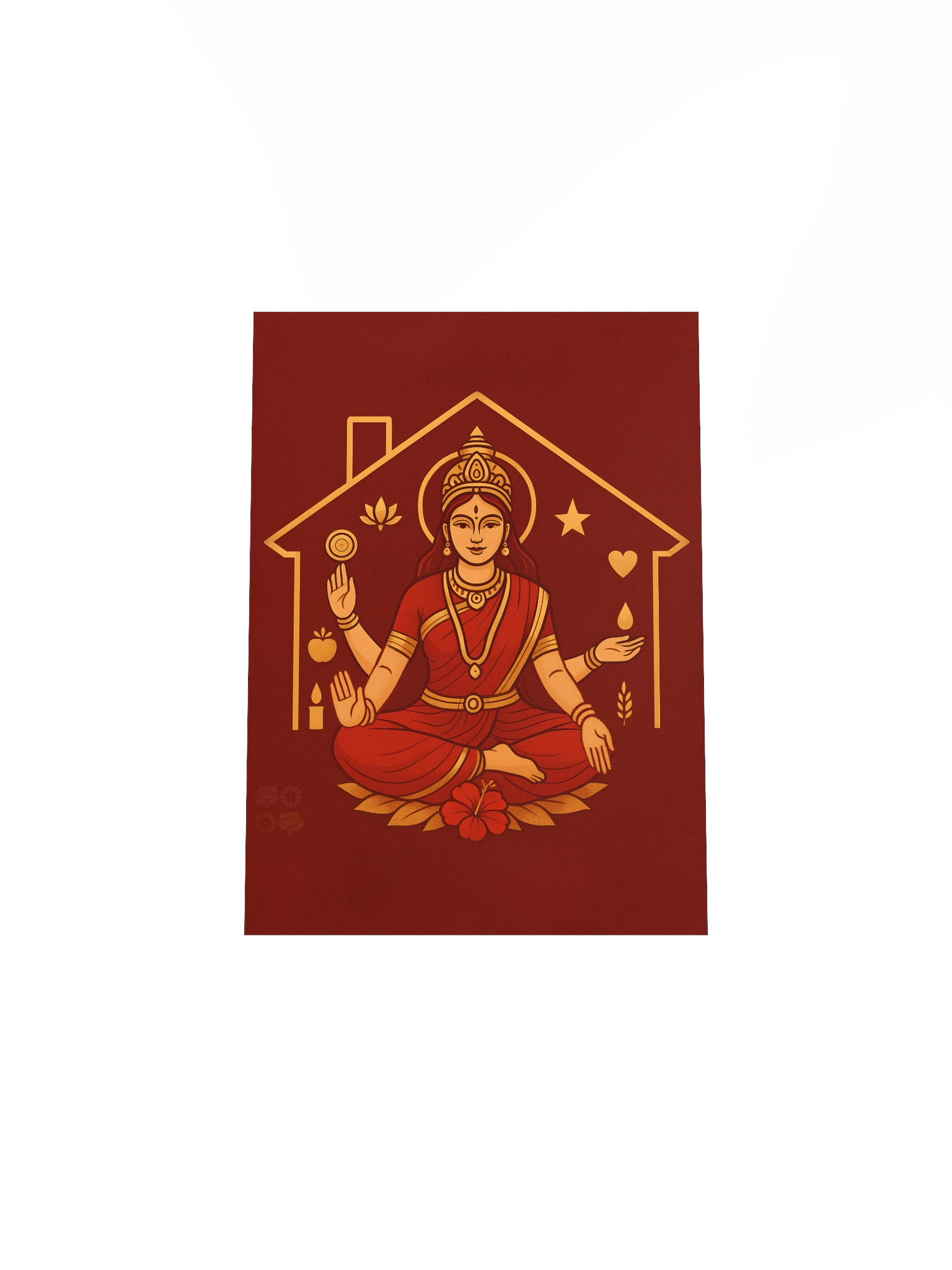 Goddess Ritual, Happy Home with Ashta Lakshmi Mini-Poster product image (4)