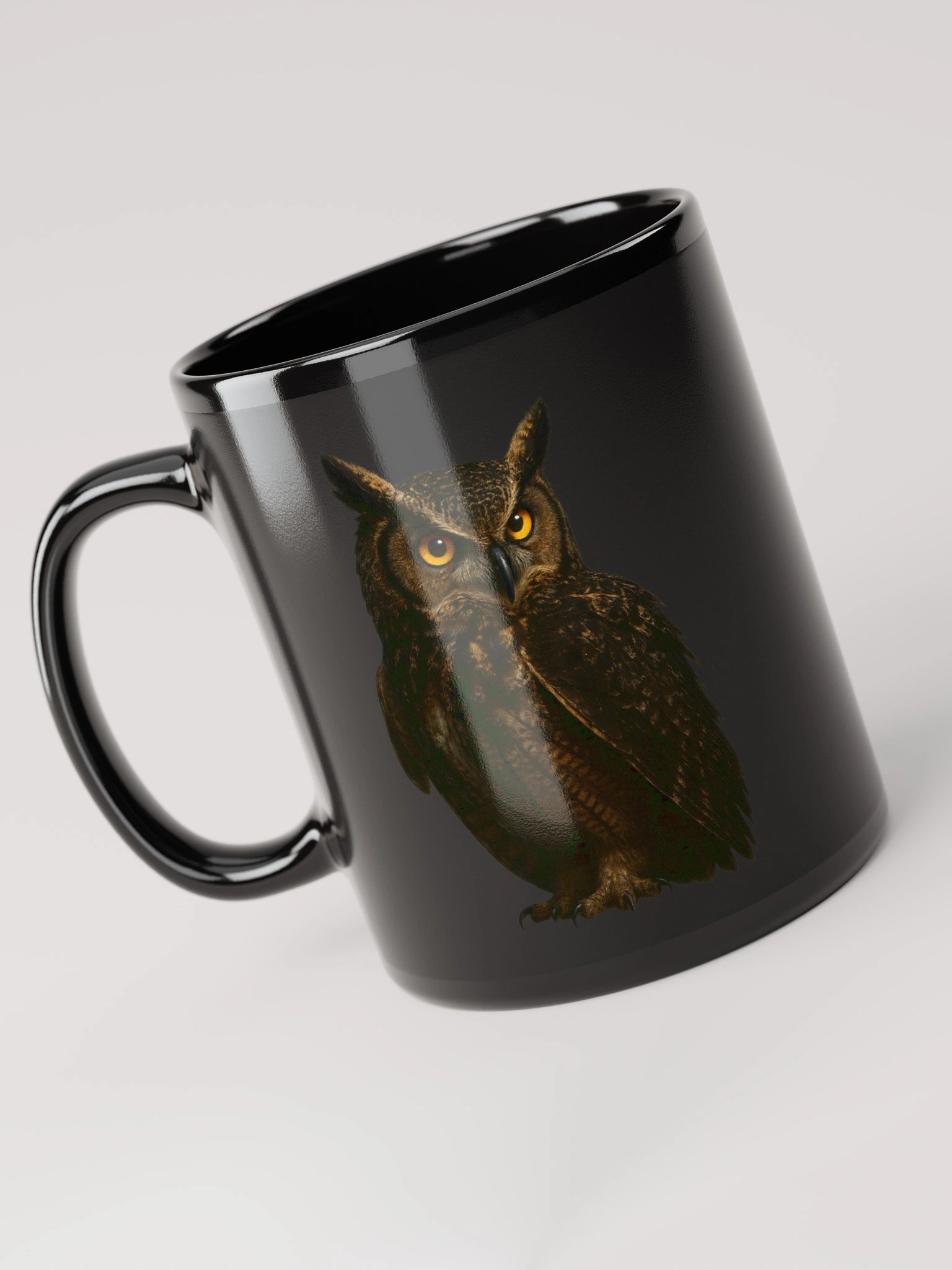 Gilded Owl Glossy Mug product image (6)