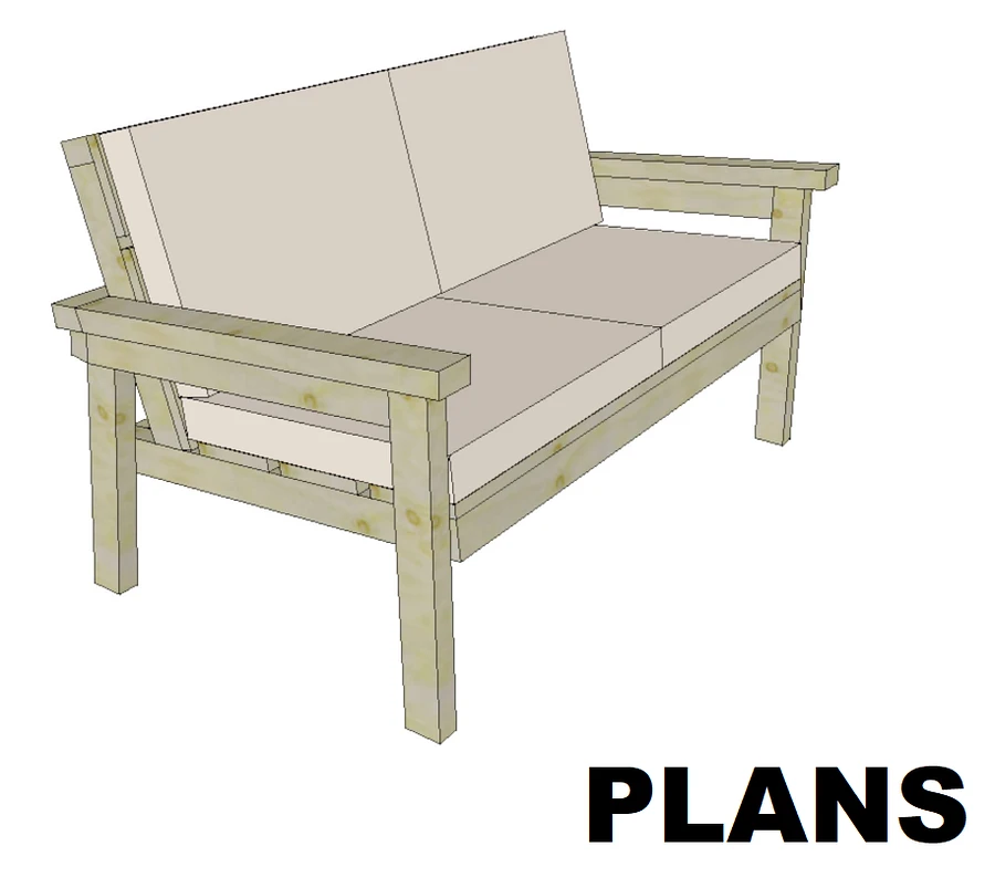 Outdoor Sofas Woodworking Plans