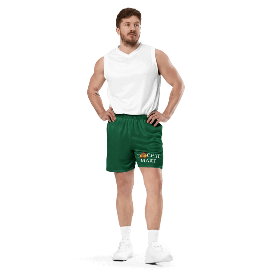 Hoochie Mart Unisex Mesh Shorts Emerald product image (7)