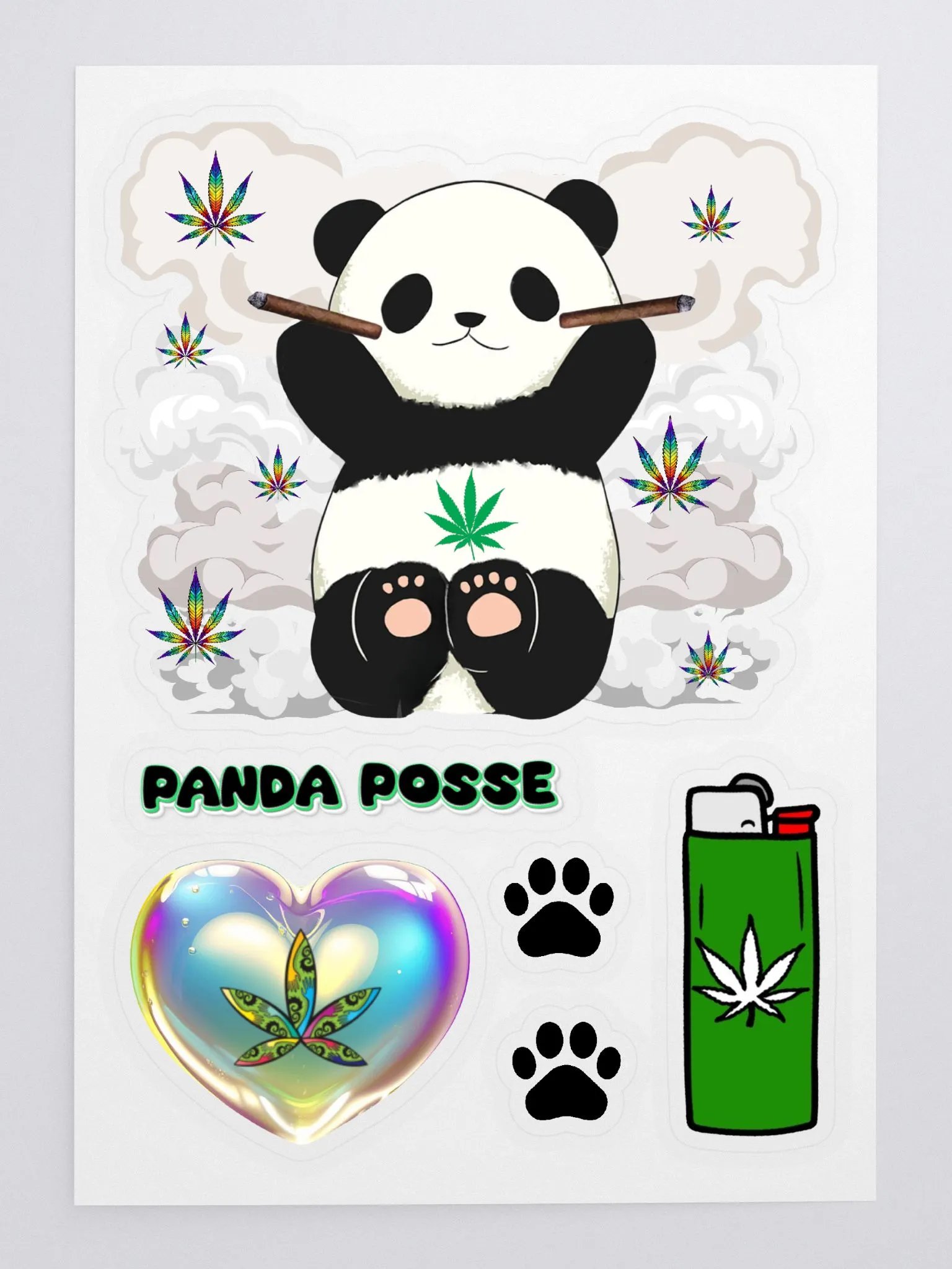 Chief Panda +5 Sticker Set product image (3)