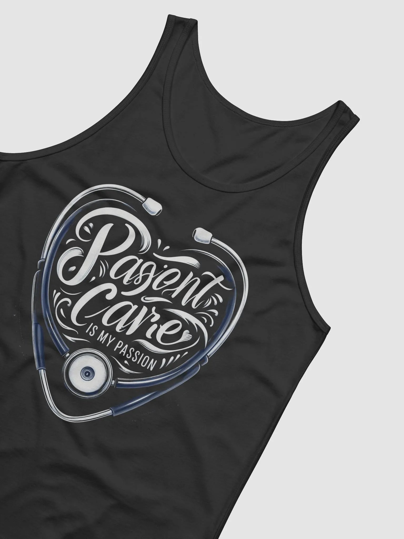 Passion for Patient Care Heart Stethoscope Tank product image (23)