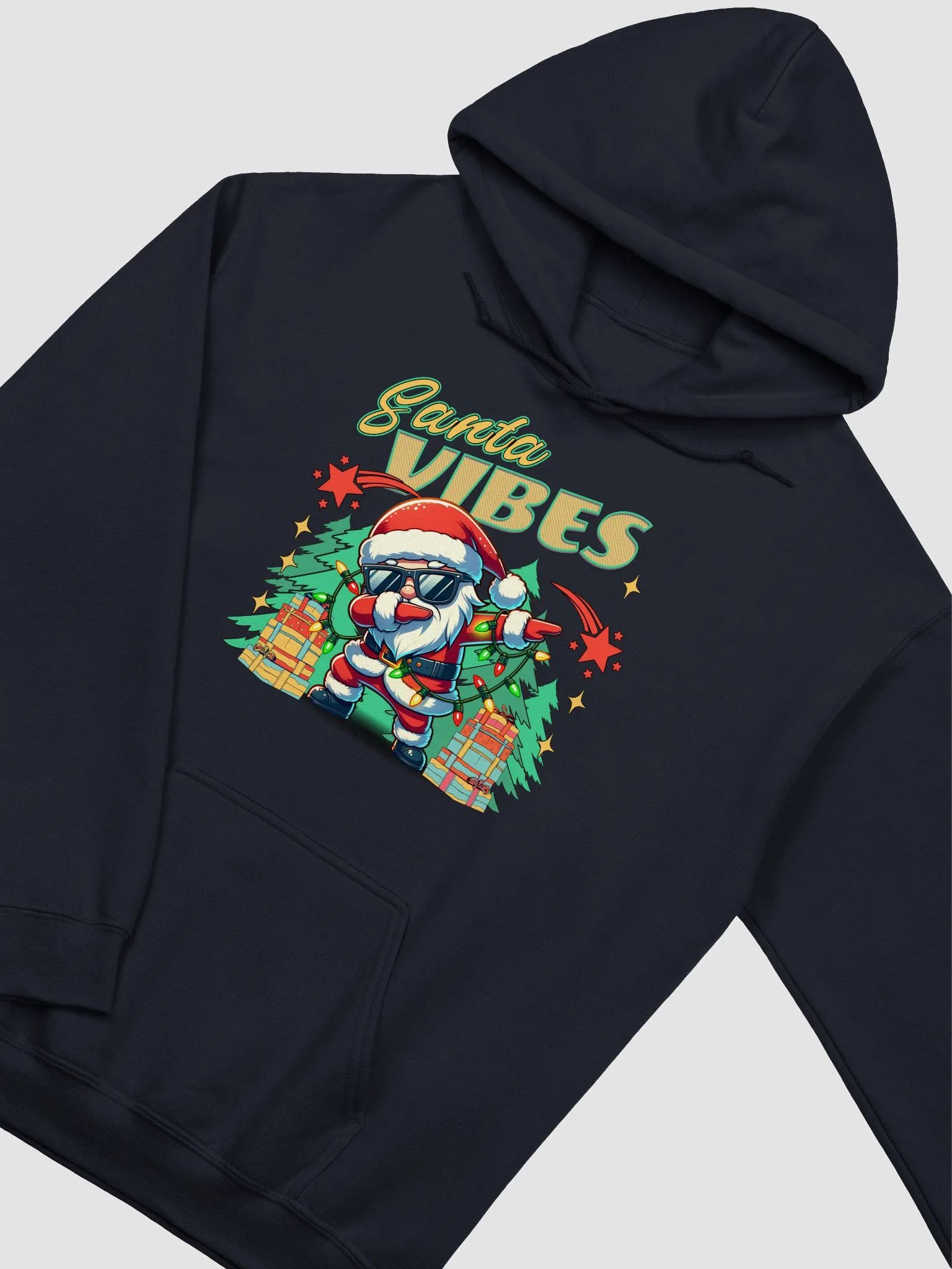 Santa Vibes Dabbing Holiday Hoodie product image (14)