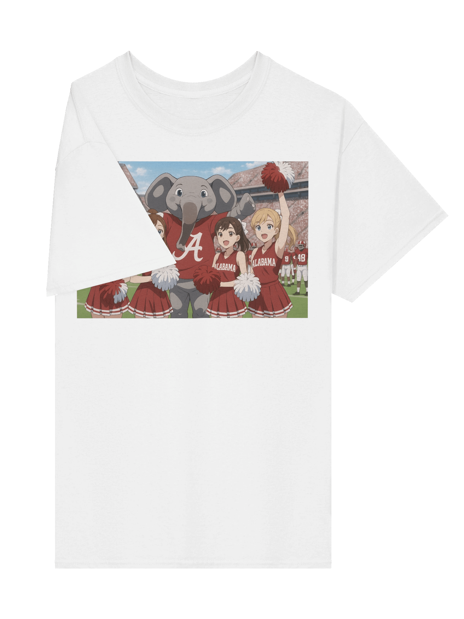 Alabama Cheerleaders Elephant Mascot Tee product image (4)