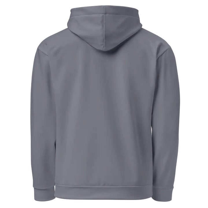 Plain Cool Medium Gray Light Summer Unisex Recycled Polyester Heavyweight Premium Hoodie by Treasure Pie product image (2)