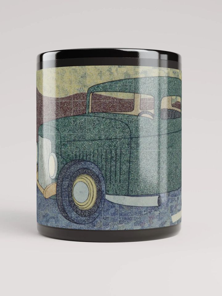 Green Hotrod Black Glossy Mug product image (1)