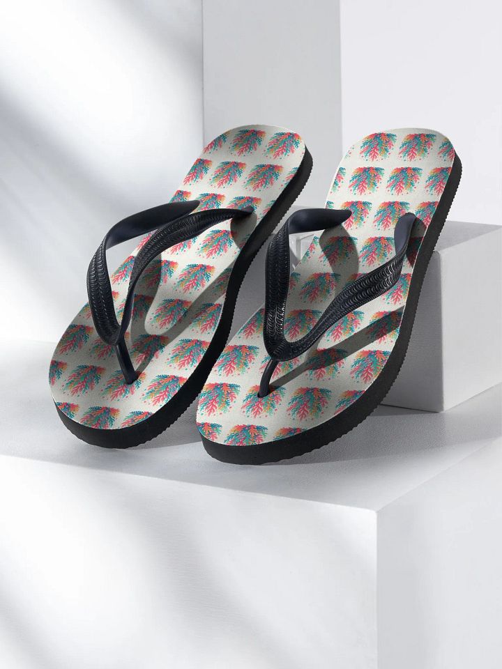 Coral Bloom Flip Flops product image (2)