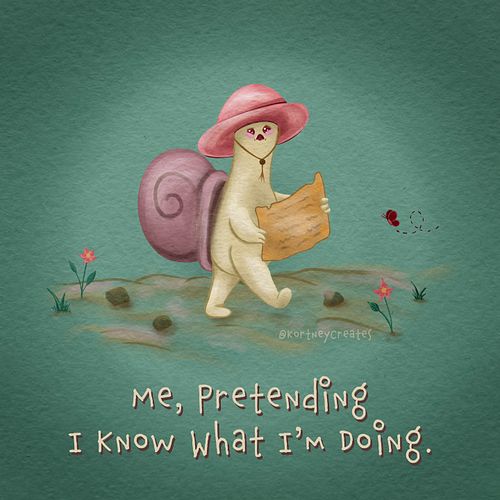 Life rn. 😅 
I drew this cute lil snail and couldn't help applying some funny captions. 🐌 🎨 😝 
#RelatableArt #WholesomeMemes #...