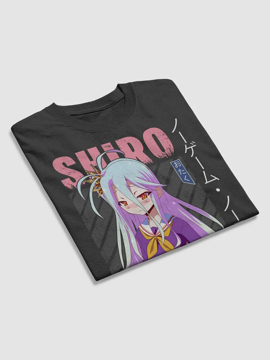 No Game No Life Shiro Mystic Aura T-Shirt – Gildan Heavyweight product image (3)