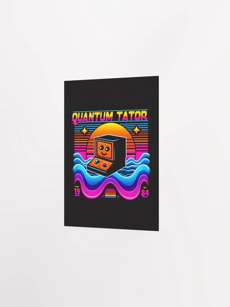 Retro-Futuristic Quantum Computer Poster product image (12)