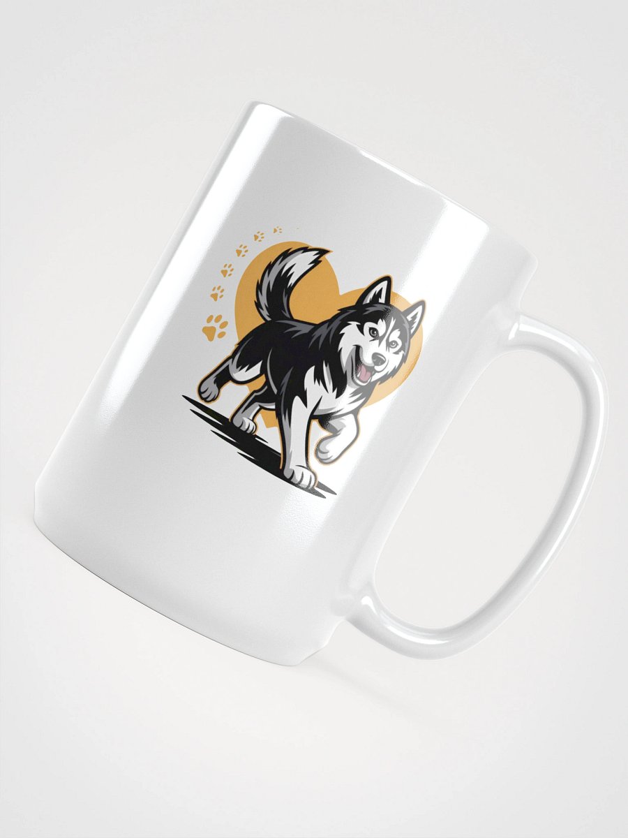 Playful Husky Heart Mug product image (4)