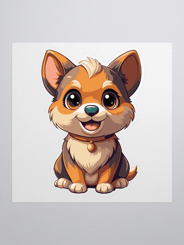 Cute Cartoon Dog 3 , Sticker product image (2)