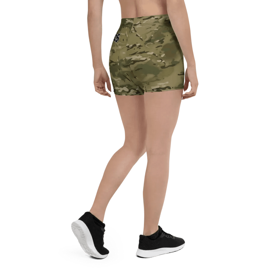 Faithful Camo: Proverb 3:25 Compression Shorts - Multicam product image (11)