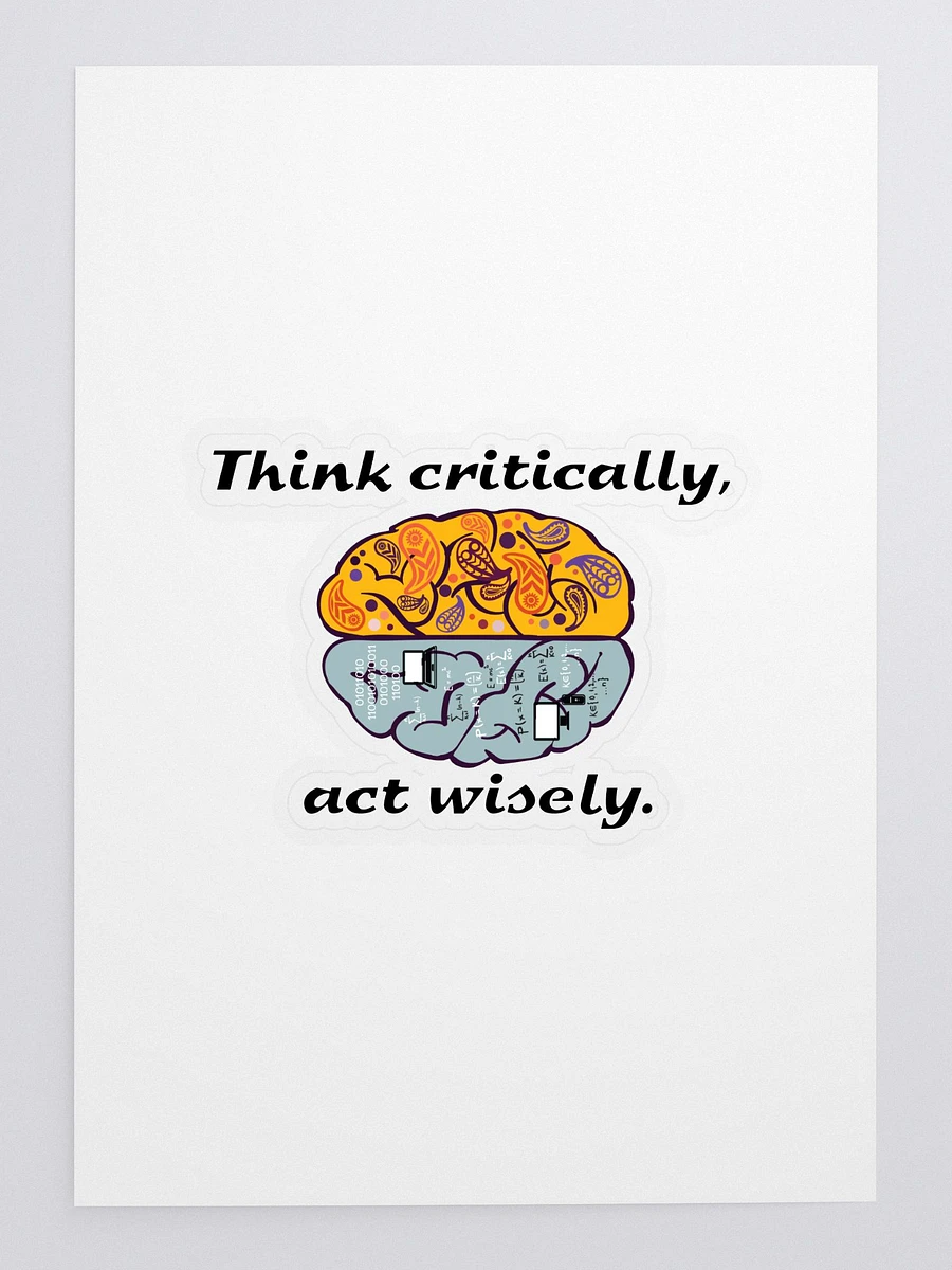 Think critically, act wisely. product image (3)