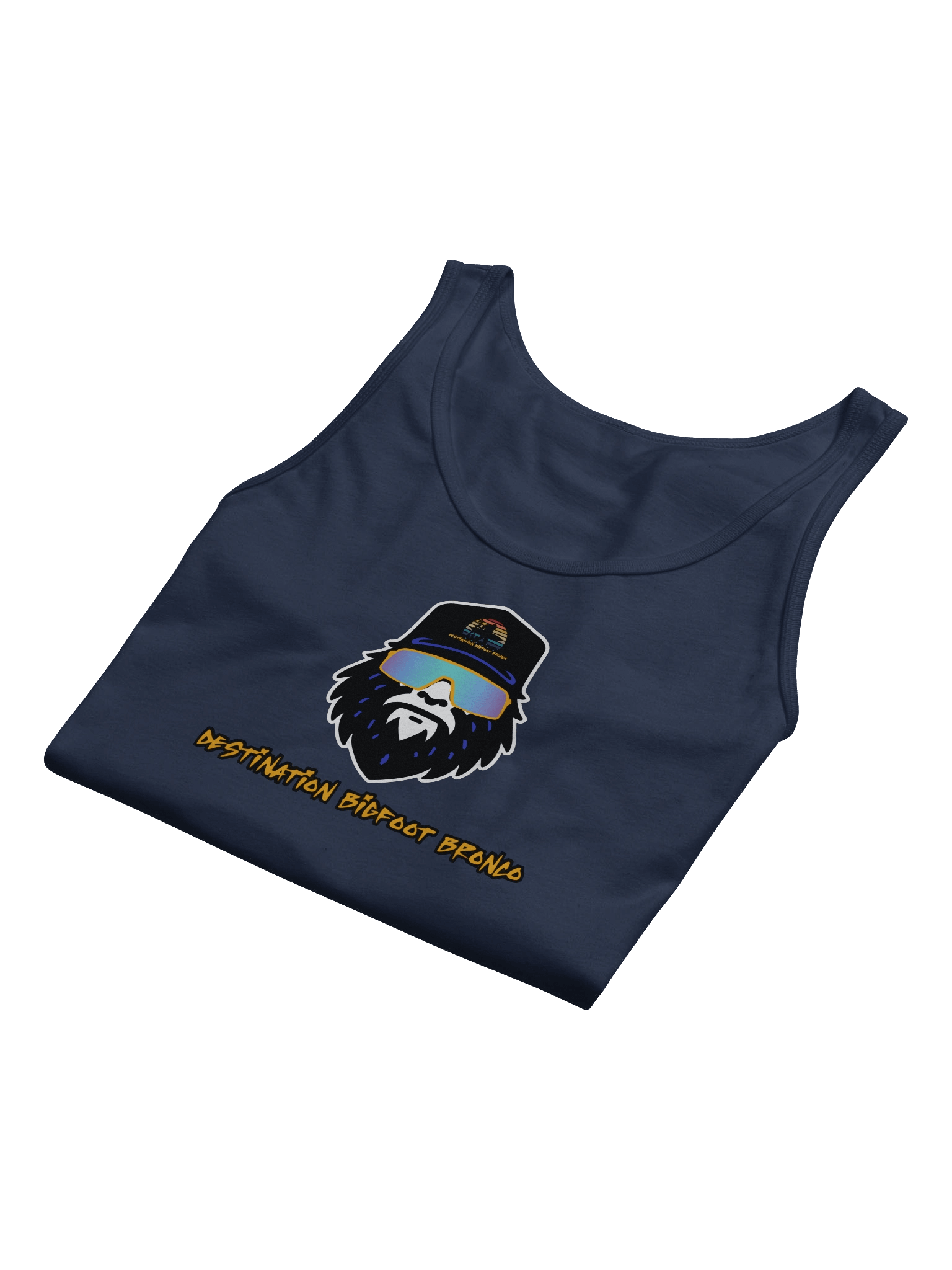 Destination Bigfoot Bronco Synthwave Bella+Canvas Jersey Tank (Multiple Colors Available) product image (9)