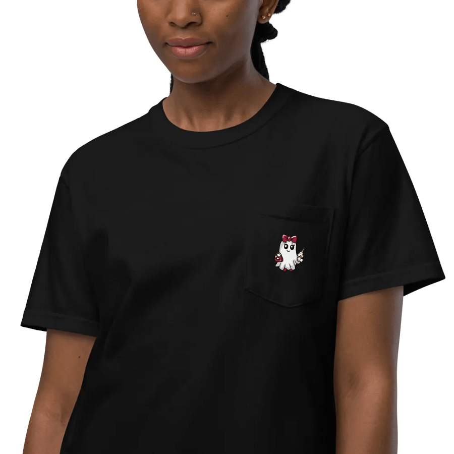 Stylish Ghost Cotton Pocket T-Shirt product image (3)
