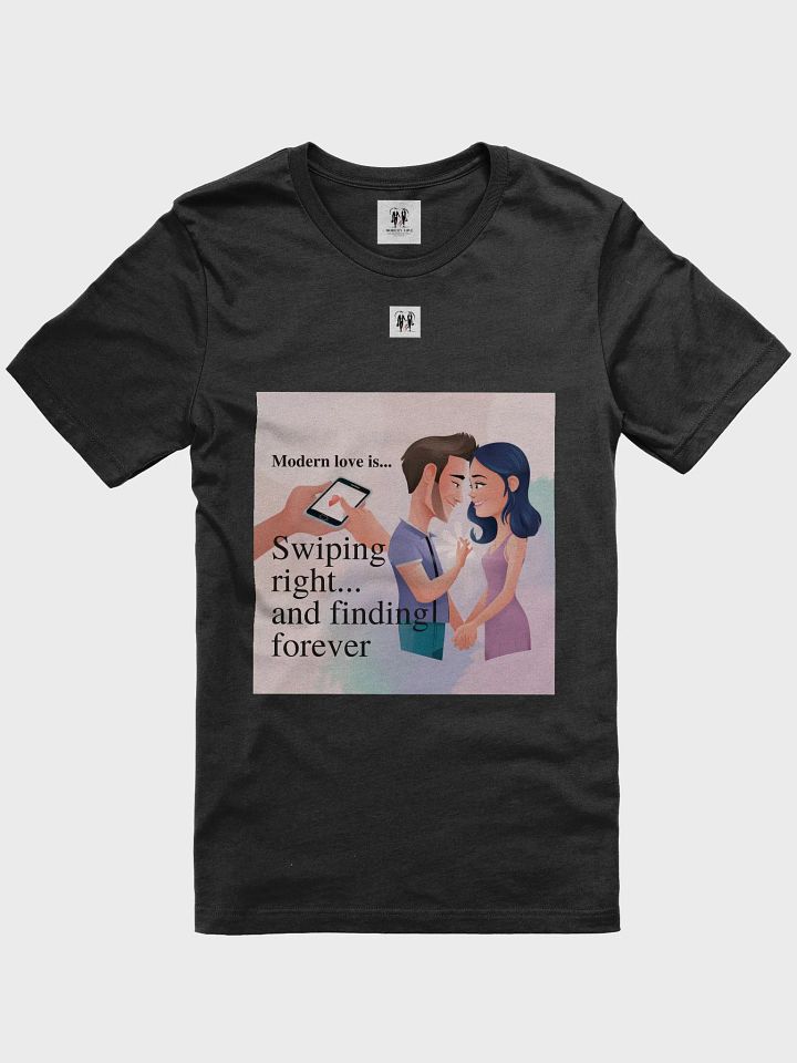 Swiping Right Finding Forever Cartoon T-Shirt product image (1)