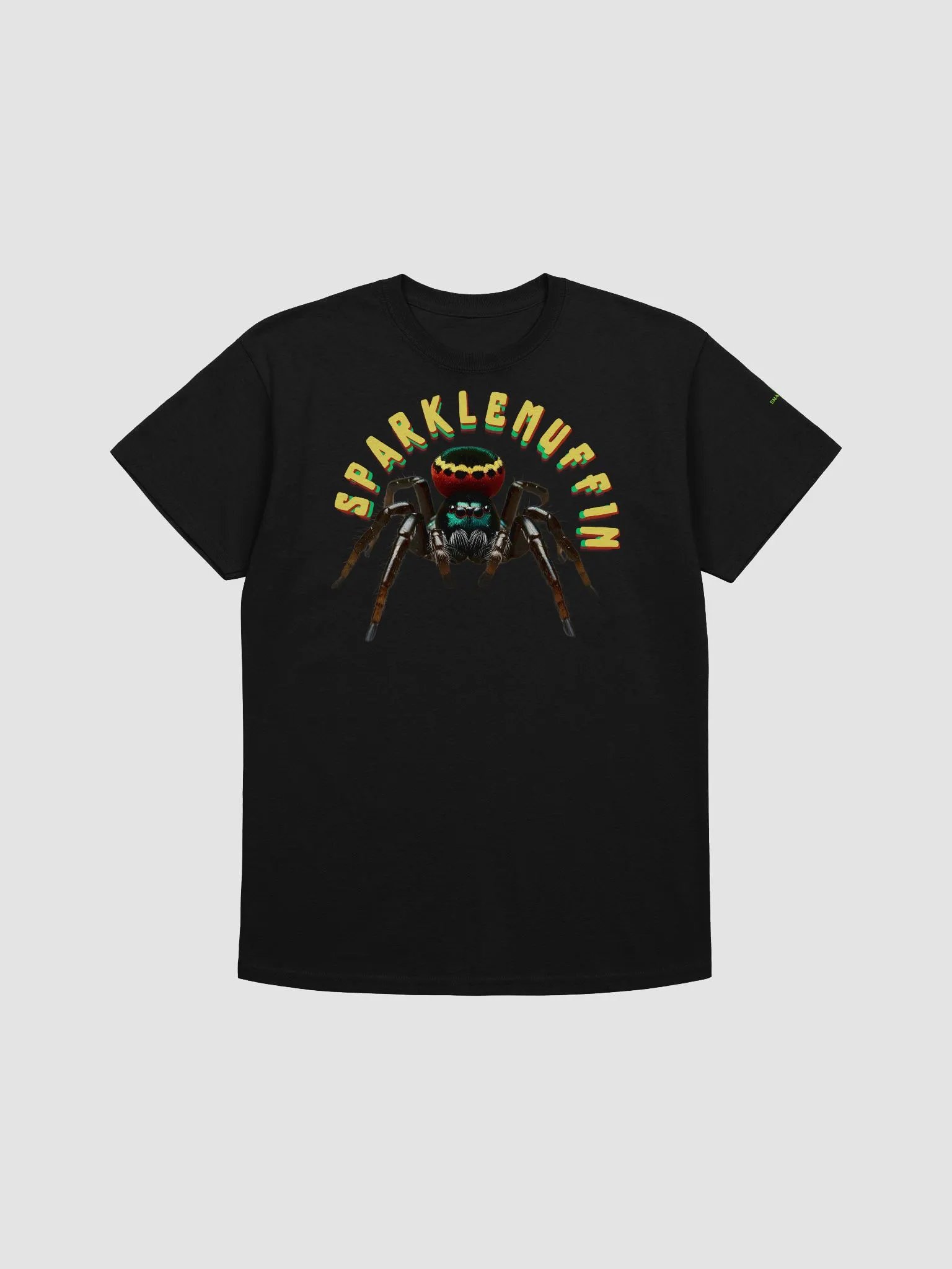 Sparklemuffin - Peacock Spider with Rasta Colors Shirt product image (13)
