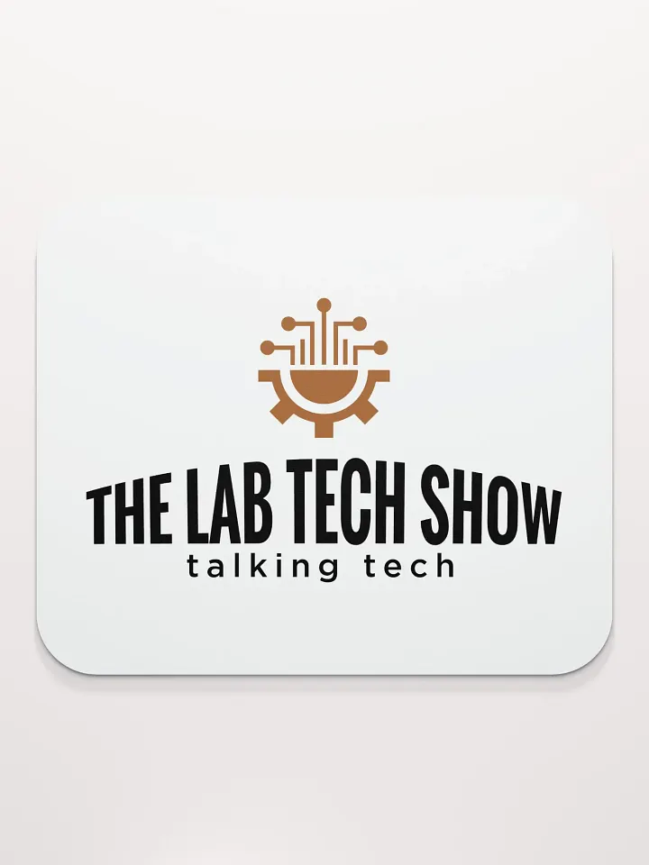 Lab Tech Show Mouse Pad Brown, Black, & White product image (2)