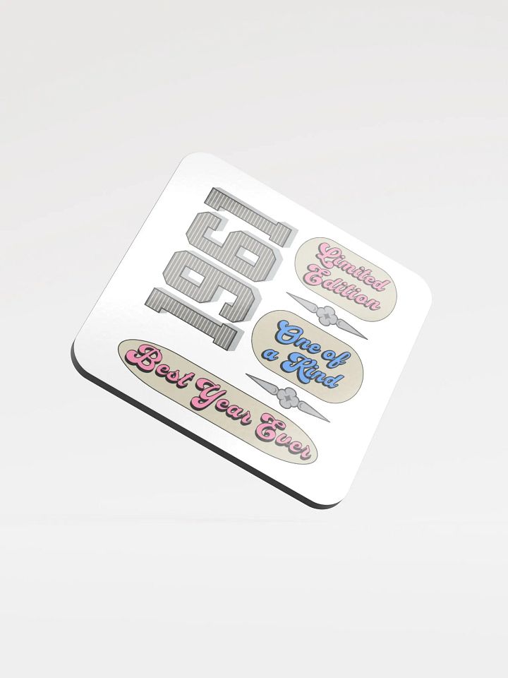 Best Year Ever 1961 Limited Edition Glossed Cork Coaster product image (1)