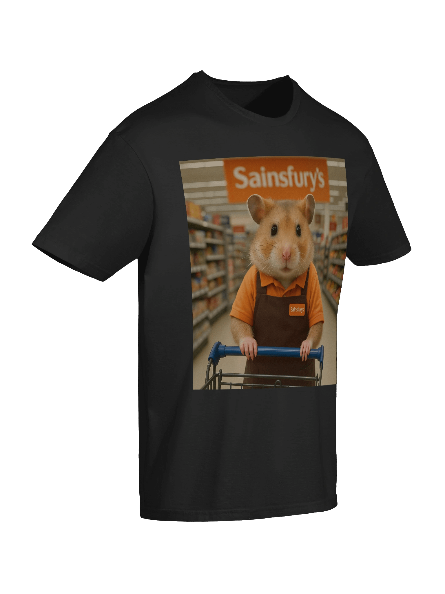 Sainsfurys Supermarket Employee Hamster T-Shirt product image (84)