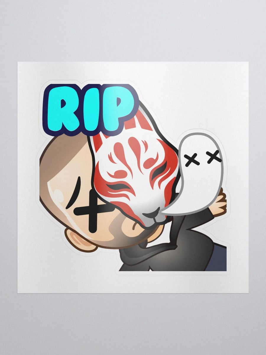 KissCut Sticker RIP Emote product image (1)