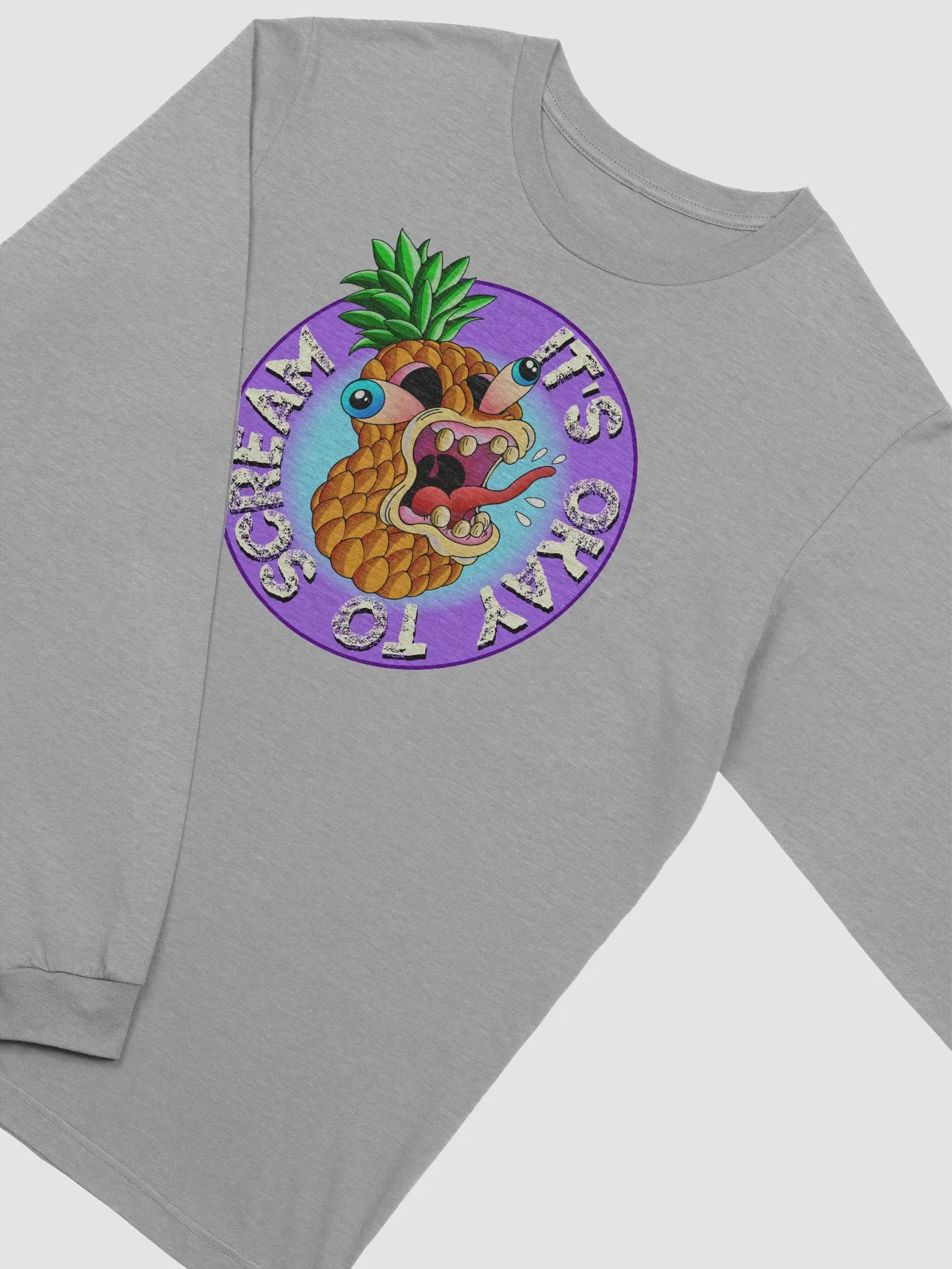 Please Scream: Bella+Canvas Supersoft Long Sleeve T-Shirt product image (4)