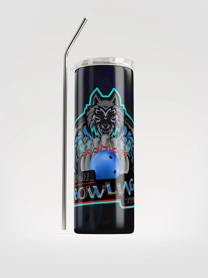 wolf bowling tumbler product image (1)
