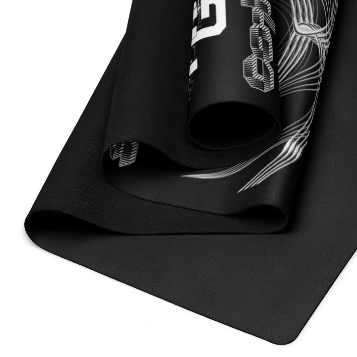 Yoga Mat - Black - Co Founder Shaumarai - White HApex Gear White Logo product image (2)