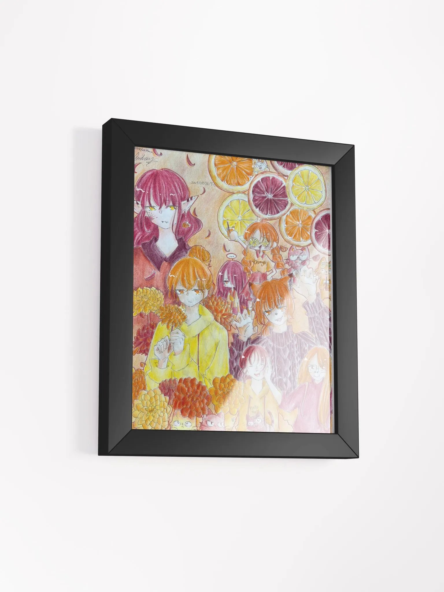 Orange Framed Matte Poster product image (2)