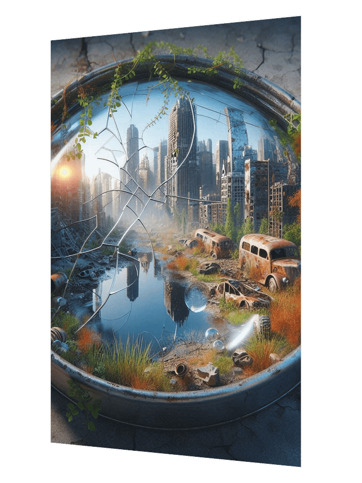 Post-Apocalyptic Reflection Enhanced Matte Paper Poster product image (6)