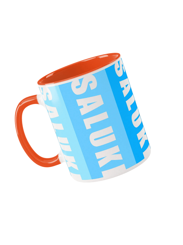 Saluki Blue & Orange 11oz Mug For Saluki Lovers product image (1)