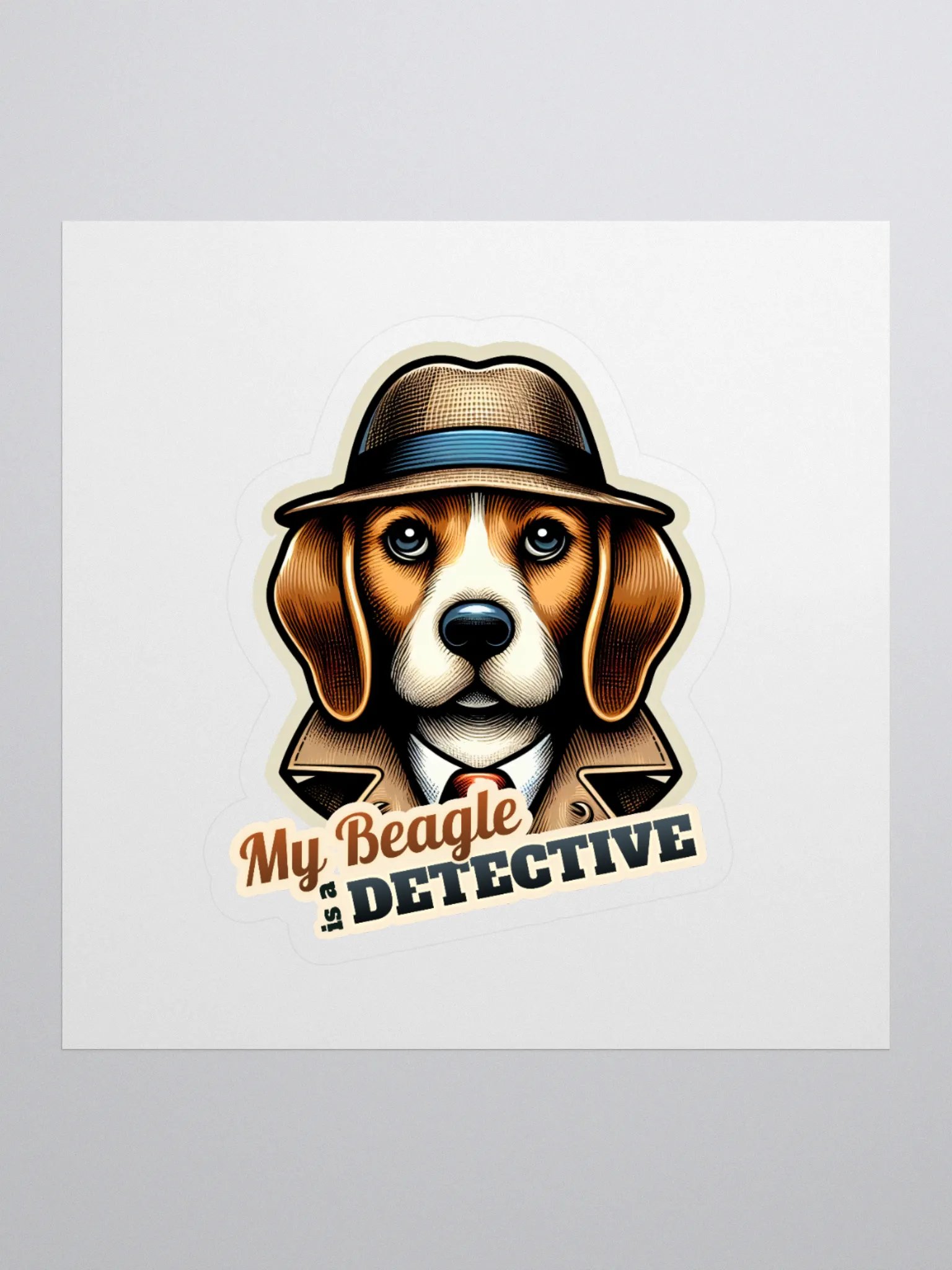 Beagle Detective - Sticker product image (1)