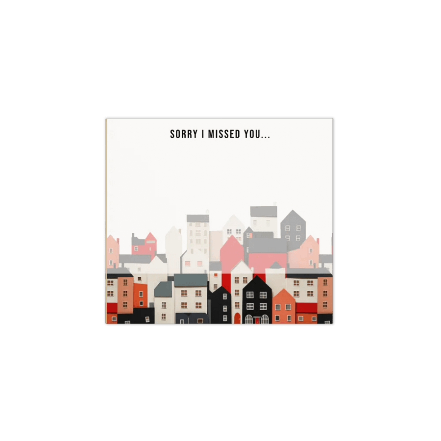 'Sorry I Missed You' Townhomes Notepad product image (1)