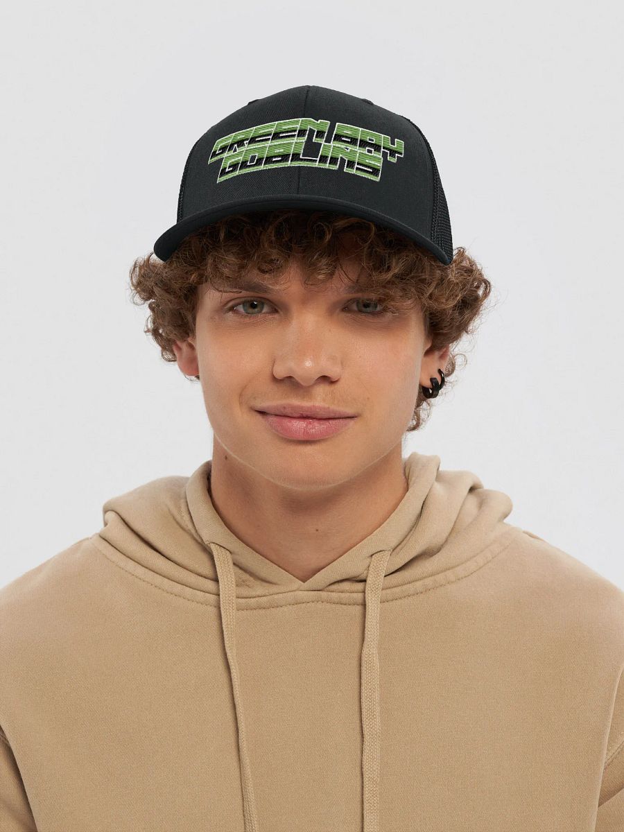 Green Bay Goblins Text Trucker Hat product image (36)