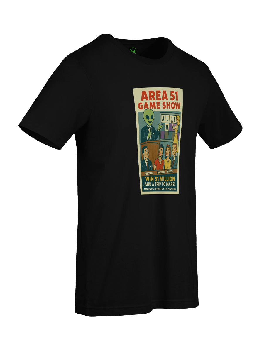 Area 51 Game Show Roswell Aliens 1950's Retro Poster T-Shirt product image (94)