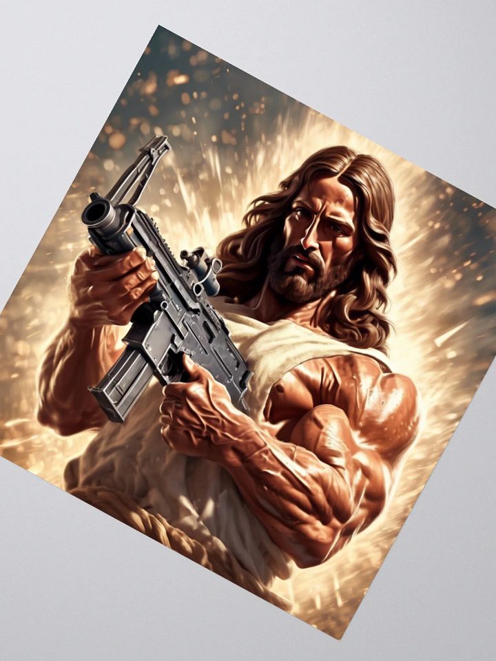 American Jesus Sticker product image (2)