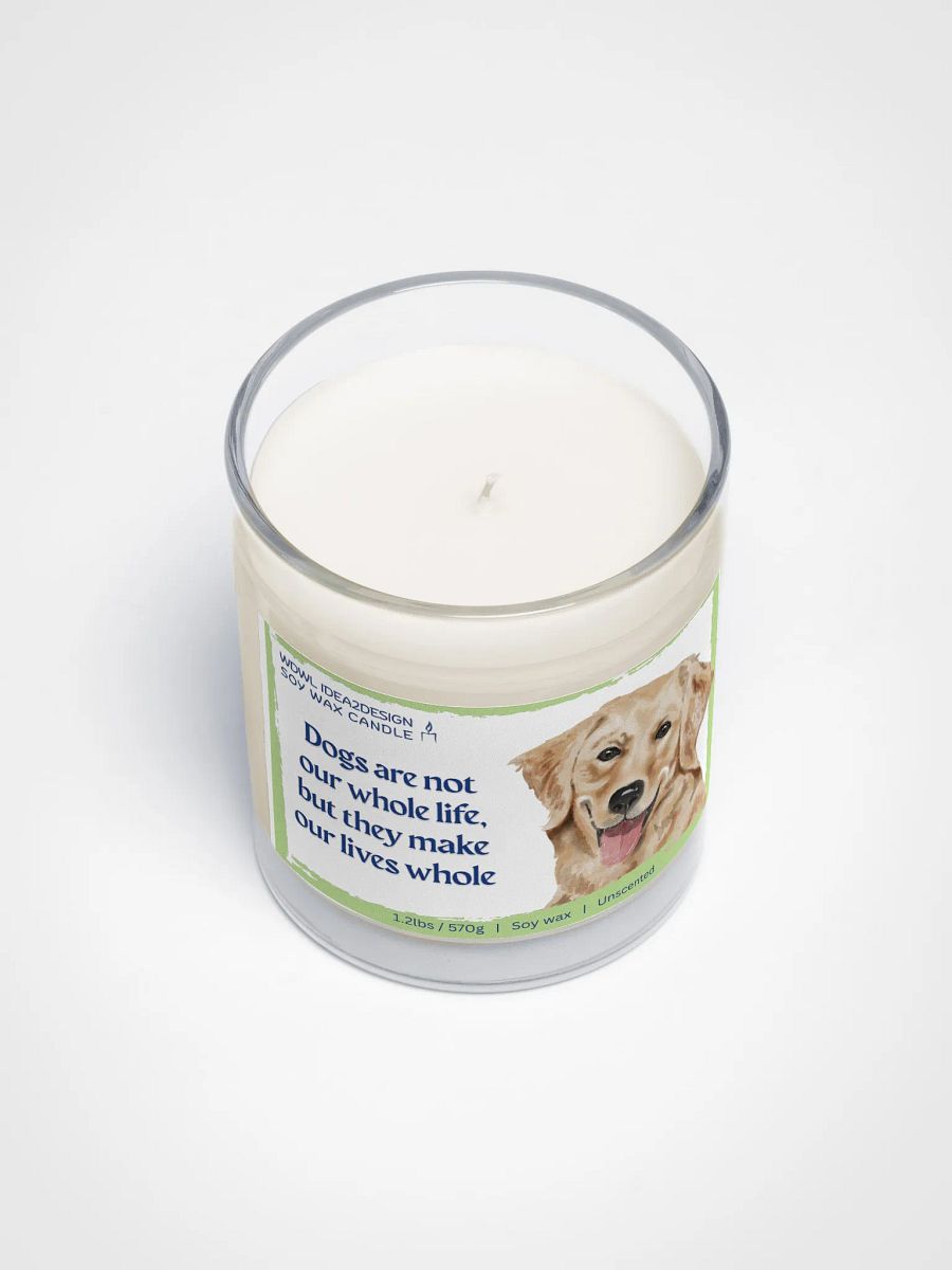 Golden Retriever Dog Lover Best Gift, Large Capacity, Great Value & Eco-Friendly Candle – 1.2 lbs of Pure Serenity product image (3)
