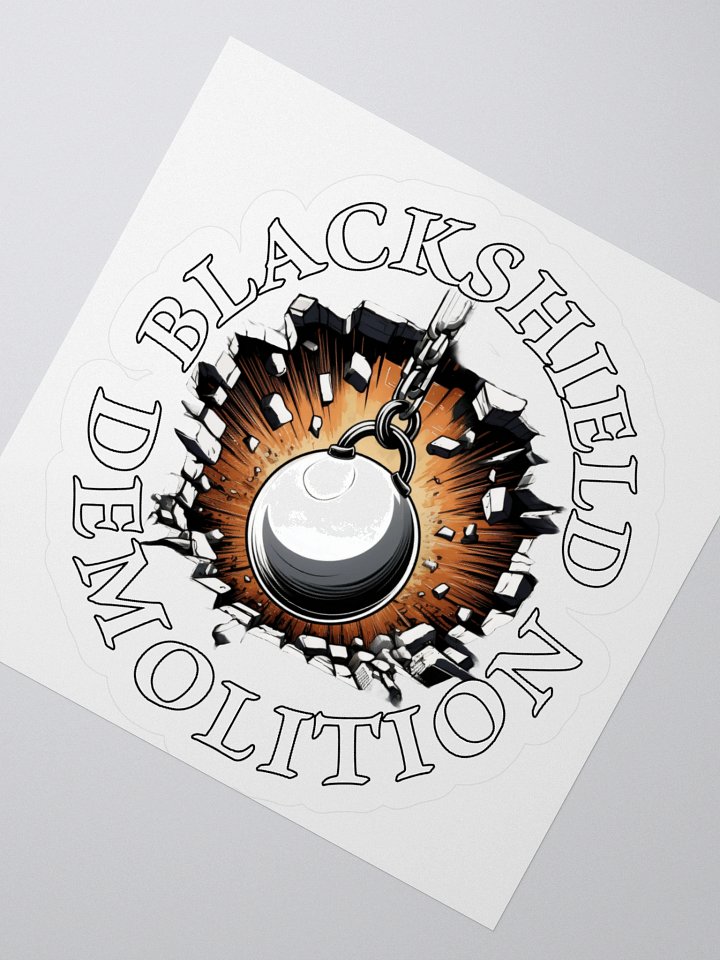 Blackshield Demolition KissCut Sticker product image (5)