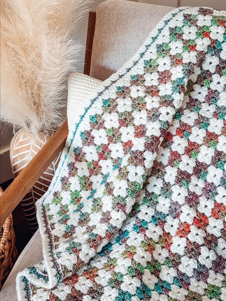 Colorful Hues Crochet Blanket Pattern product image (8)