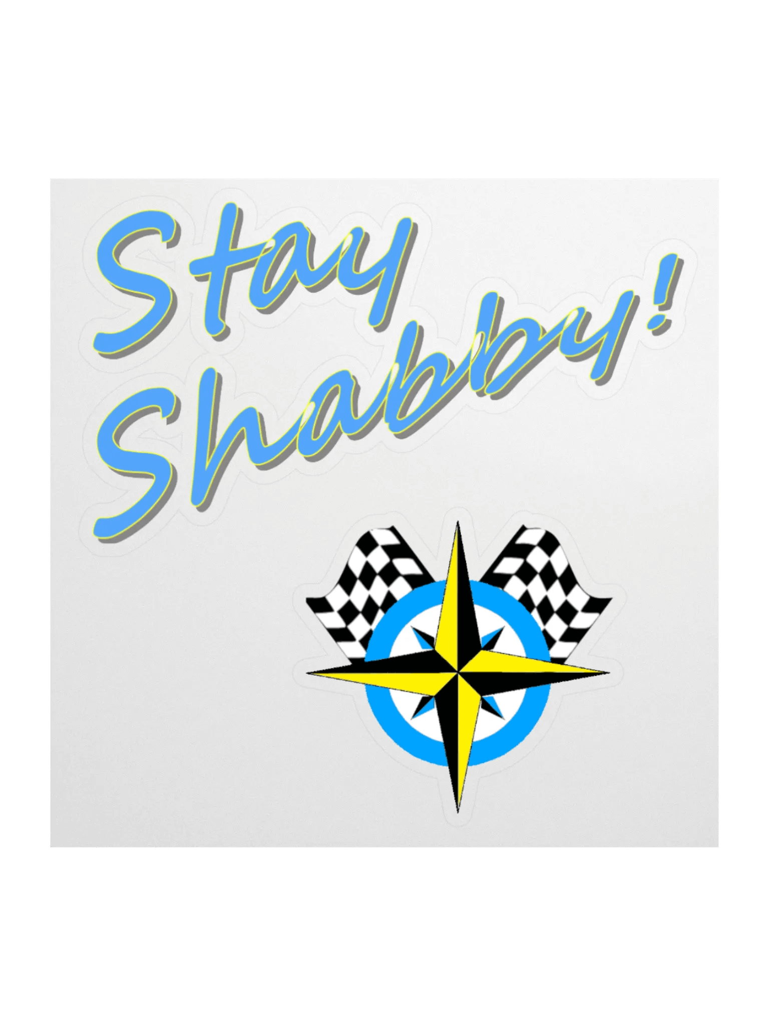 Stay Shabby Logo Sticker 2-Pack product image (1)