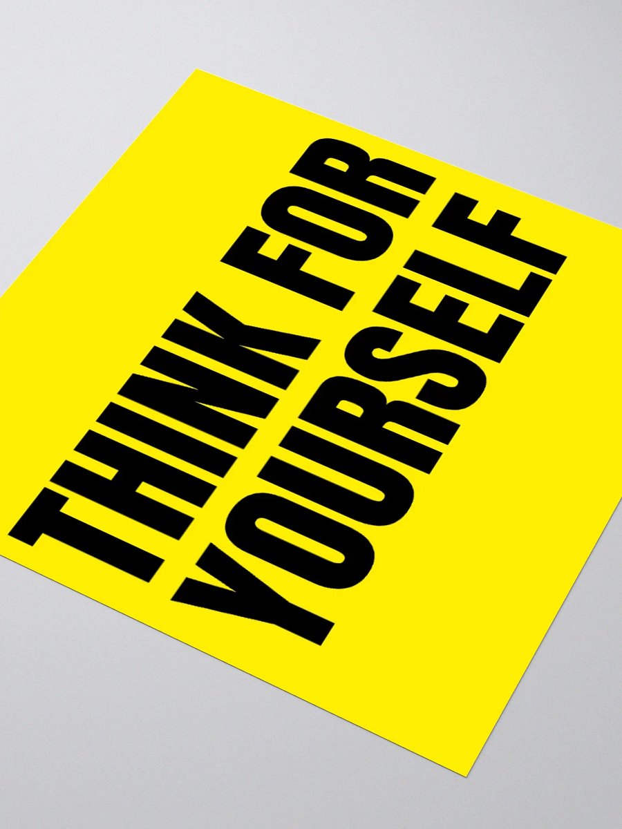 Think For Yourself - Sticker product image (3)