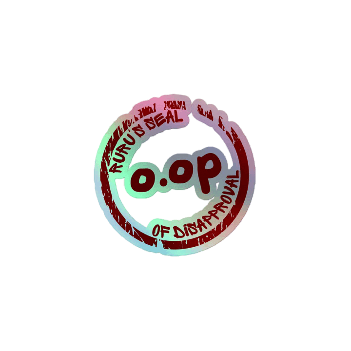 Ruru's Seal of Disapproval Holo-Sticker product image (1)