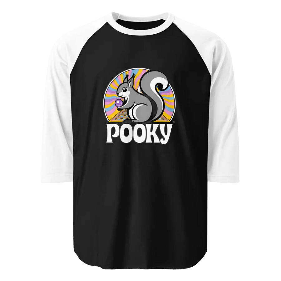 Psychedelic Pooky Raglan Tee product image (1)