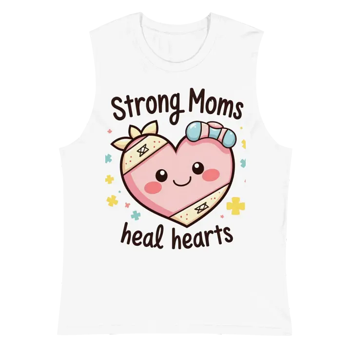 Strong moms, Heartfelt Healing Muscle Tank product image (2)