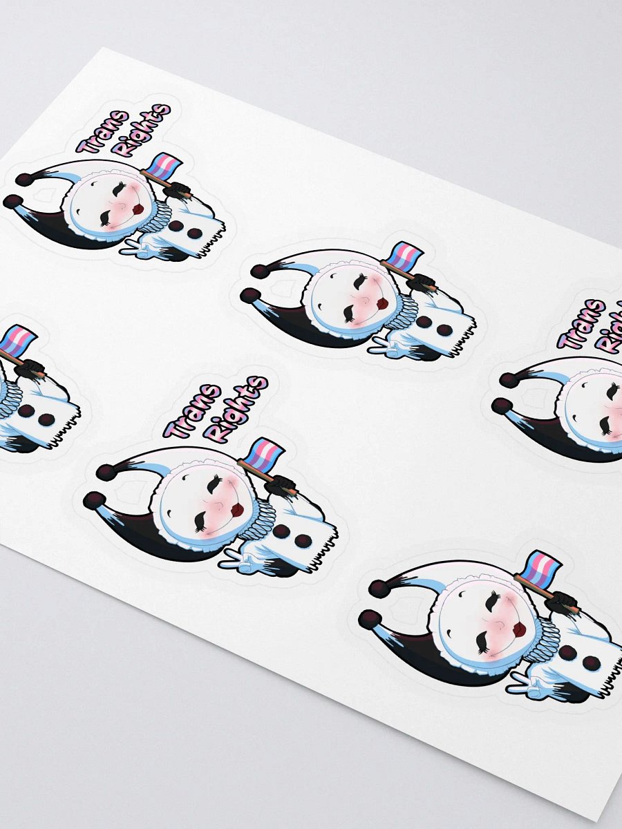 Pierrot Trans Rights Sticker Sheet product image (3)